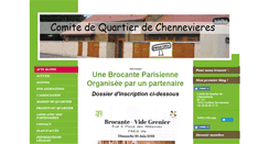 Desktop Screenshot of comite-chennevieres.fr